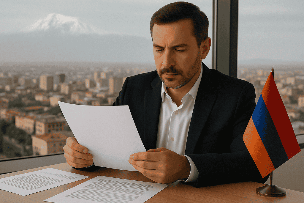 Proceso de liquidación de empresas en Armenia