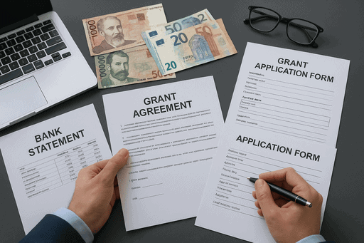 Especialista financiero que gestiona documentos de subvenciones extranjeras y trámites de financiación internacional para una organización sin fines de lucro armenia.