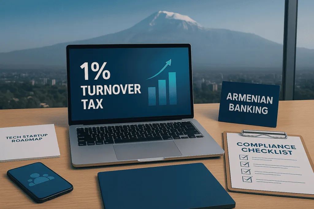 Rivoluzione fiscale dell'1% in Armenia: tecnologia globale con vantaggi locali