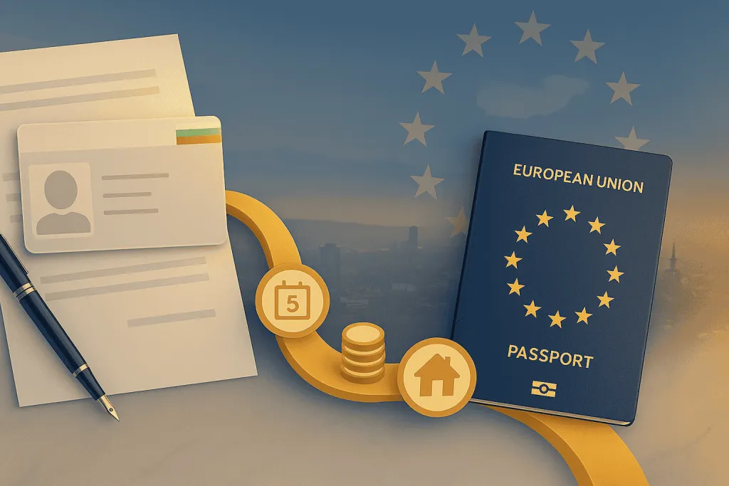 De la Bulgarie à la citoyenneté européenne&nbsp;: feuille de route quinquennale vers votre passeport européen