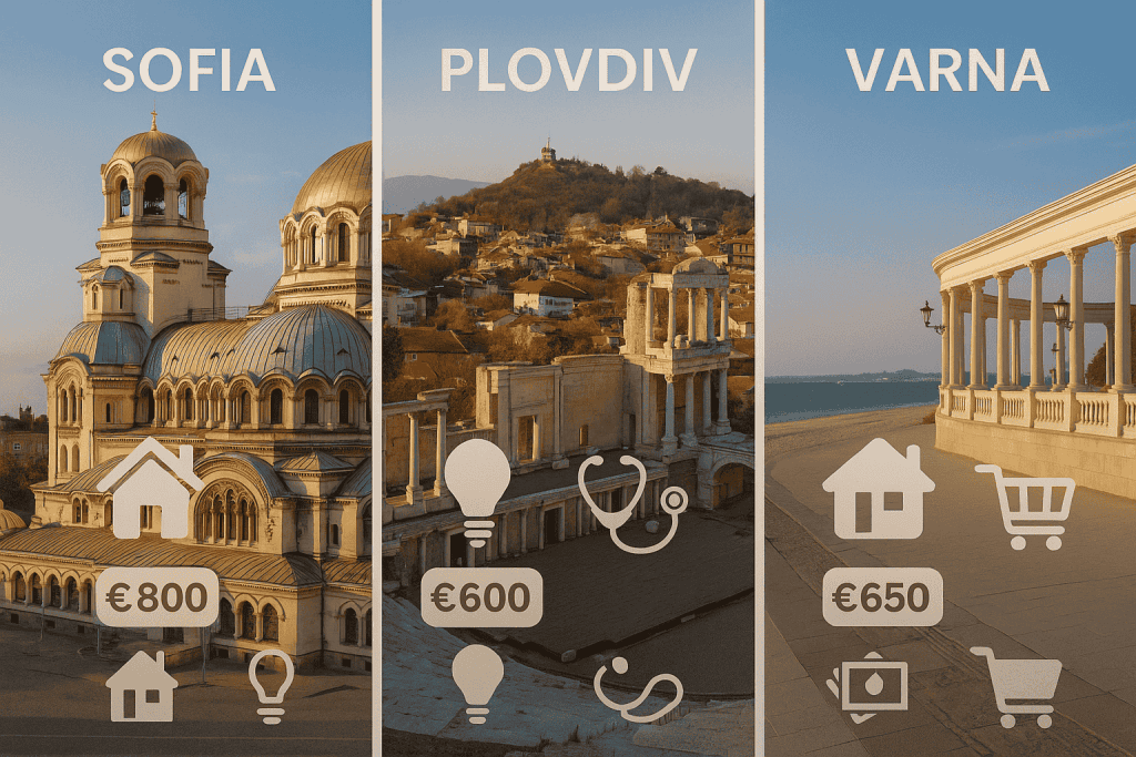 保加利亚外籍人士生活：索非亚、普罗夫迪夫和瓦尔纳的生活成本比较（2025年）