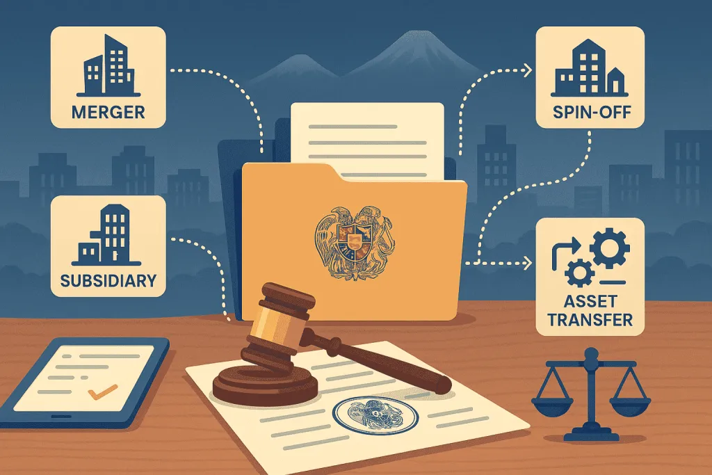 亚美尼亚公司重组指南：企业转型的合法途径
