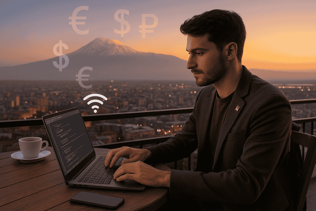 El costo de vida de un nómada digital: ¿Cuánto rinde tu dólar, euro o rublo en Armenia?