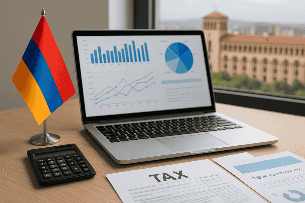 Guida fiscale per Armenia Tech: Fatturato vs Quadro fiscale generale (2025)