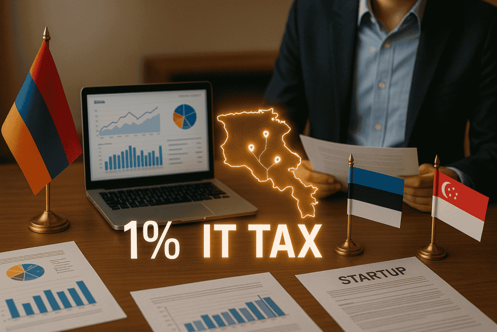 Tech Tax Havens Compared: Armenia's 1% IT Rate Outperforms Global Rivals