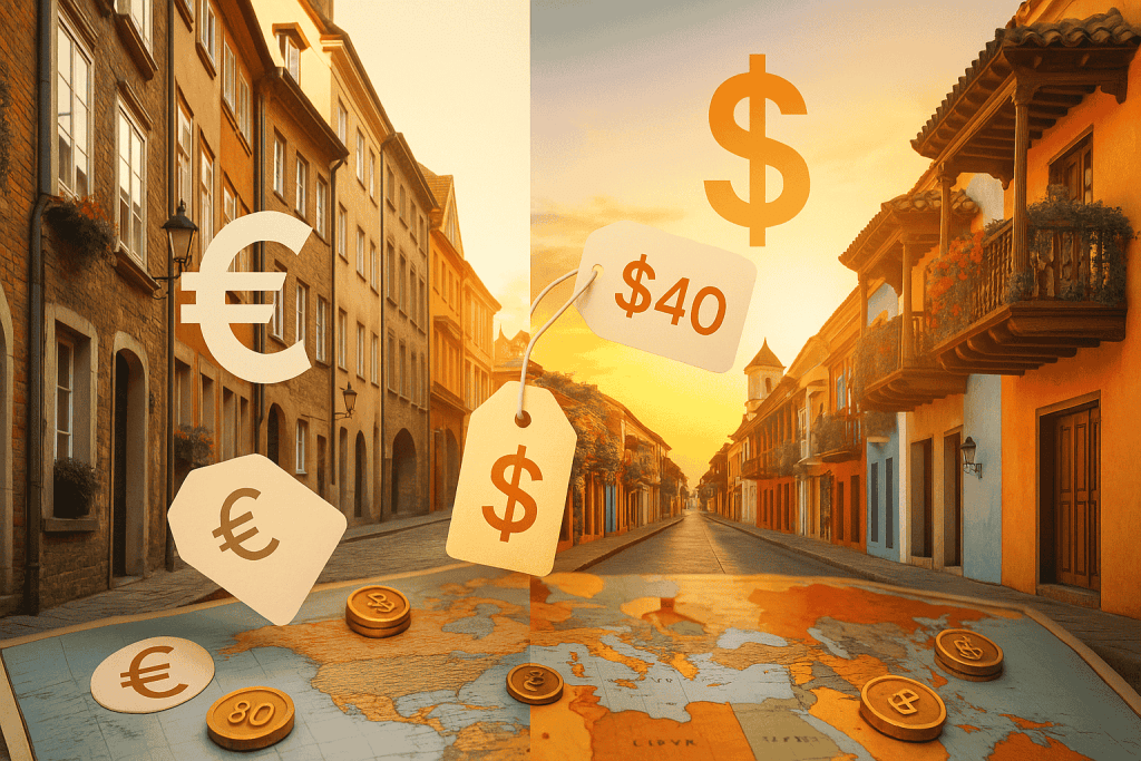 Europa y América Latina asequibles: Vive bien mensualmente