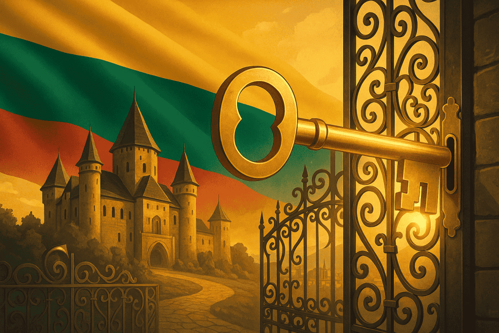 Requisitos de residencia empresarial en Lituania para 2025: umbrales de capital, empleo y actividad