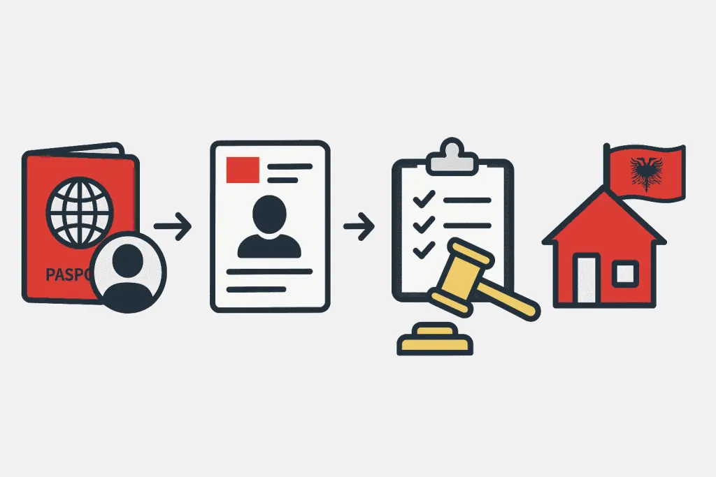De turista a residente: cambio de estatus e instalación en Albania