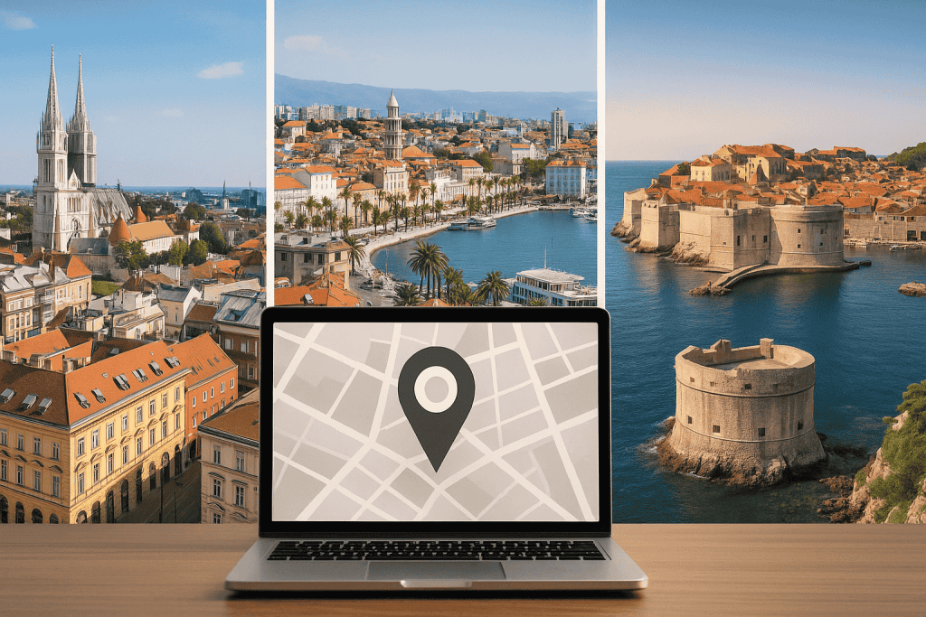 Costa vs. capital: Elegir entre Split, Dubrovnik y Zagreb como base para tu nómada digital