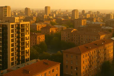 Armenia secondary real estate market investment opportunities in Yerevan showing mixed architectural styles