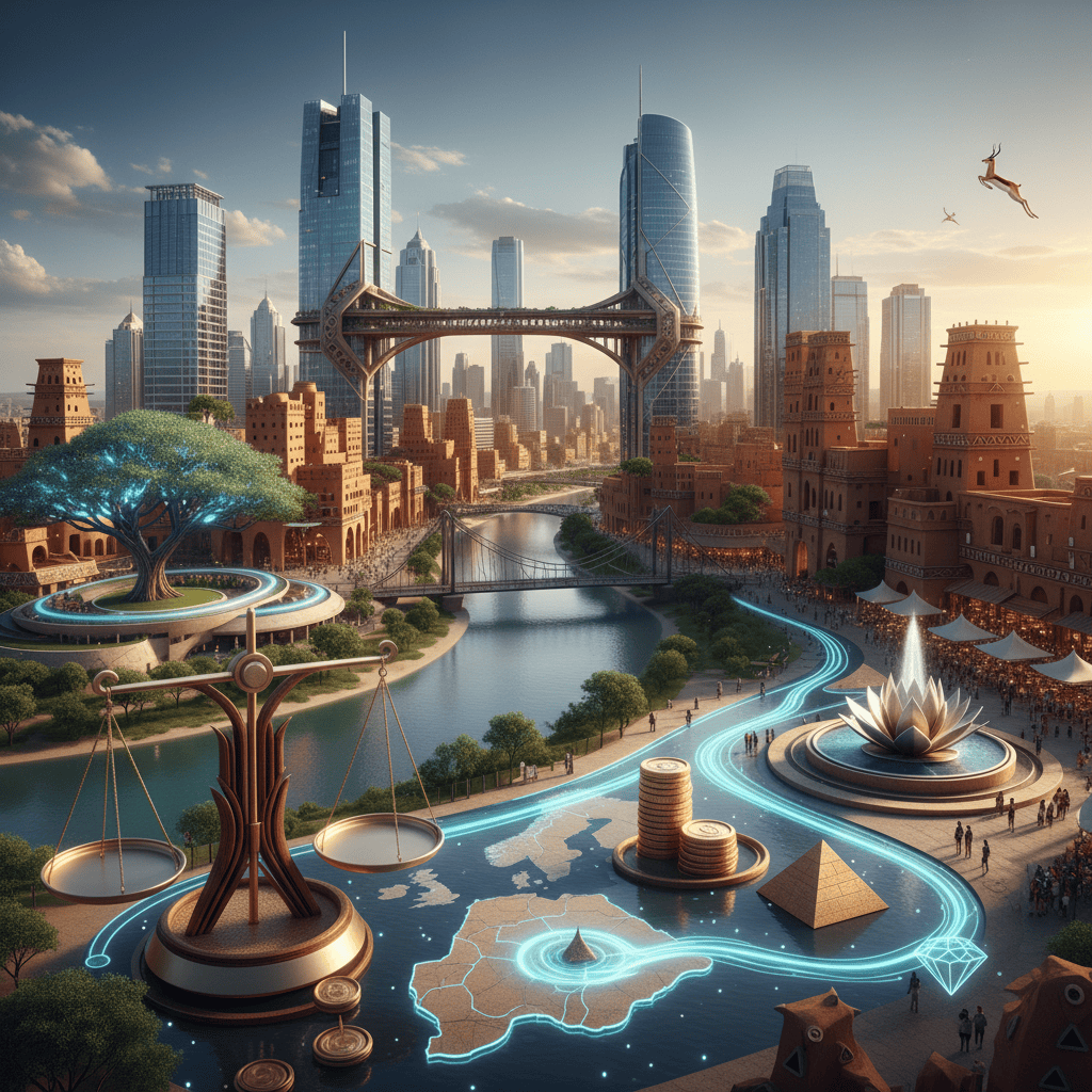 A blend of modern and traditional architecture representing investment migration opportunities.