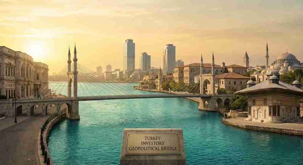 地缘政治格局象征着通过土耳其连接欧洲和亚洲。